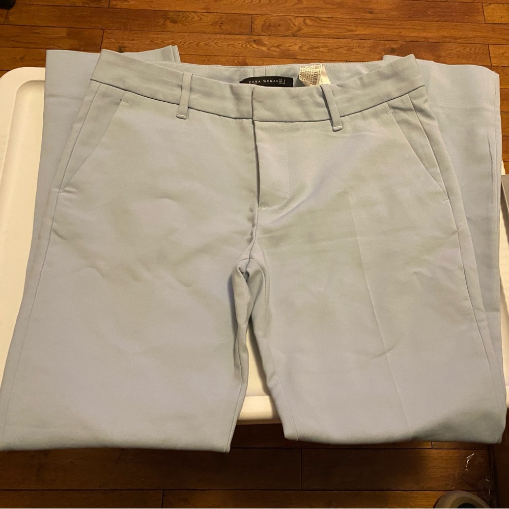 Zara blue dress pants